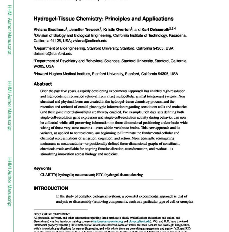 Hydrogel-tissue-chemistry-principles-and-applications.-Annual-Review-of-Biophysics-2018